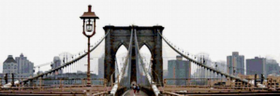 Бруклинский мост - нью-йорк, города - предпросмотр