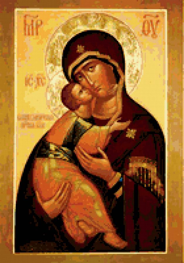 Икона Богородица Владимирская - предпросмотр