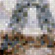 Предпросмотр схемы вышивки «девушка на фоне эйфелевой башни» (№217572)