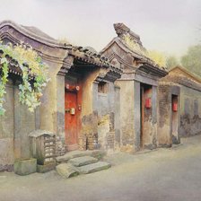 Старые улочки Пекина.