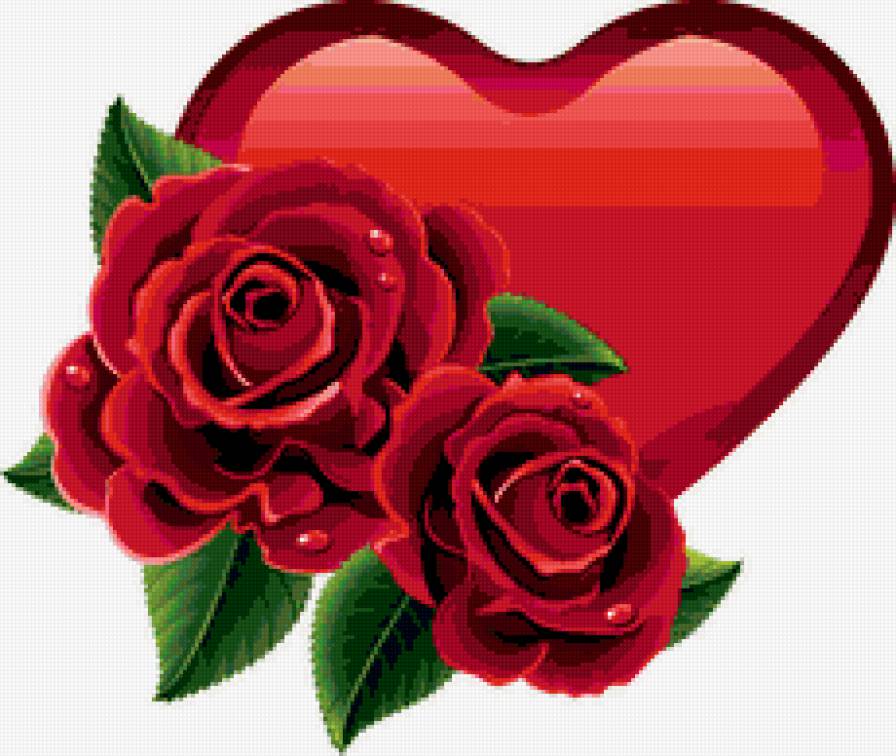валентинка - валентинка.любовь.розы.цветы - предпросмотр