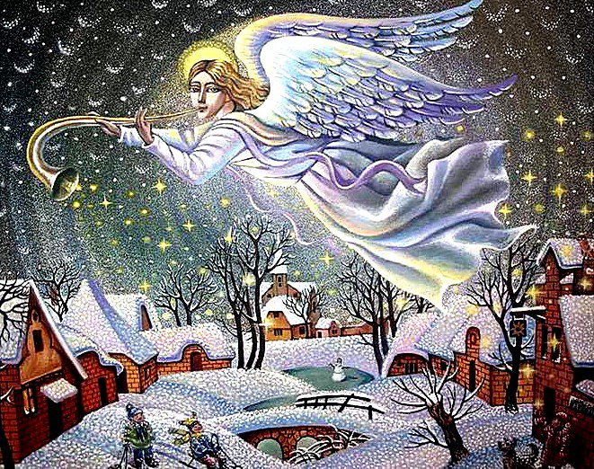 Рождественский ангел - ангел, рождество - оригинал