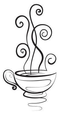 Чашка кофе - черно-белое, чашка, для кухни, на кухню, кухня, coffee, кофе, монохром - оригинал