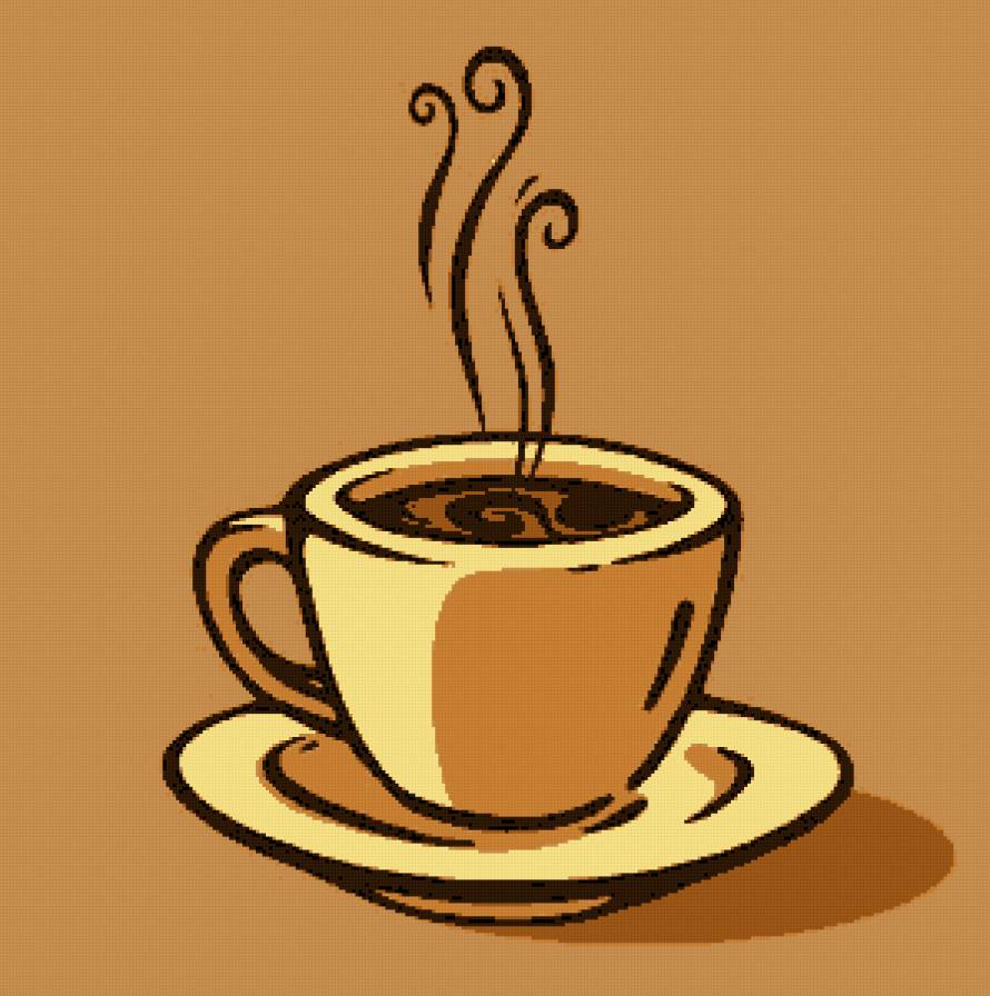 Чашка кофе - кухня, кофе, на кухню, черно-белое, монохром, coffee, для кухни, чашка - предпросмотр