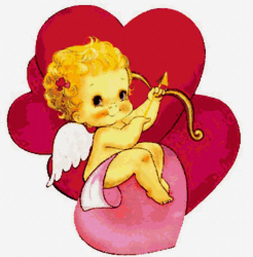ВАЛЕНТИНКА - ангел, день влюбленных, праздник, валентинки - предпросмотр