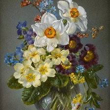 Оригинал схемы вышивки «цветы» (№220994)