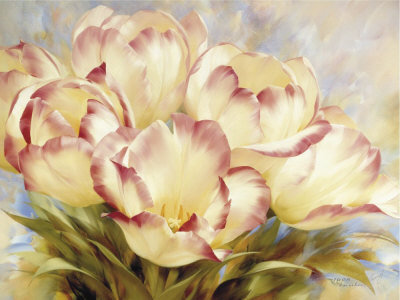 тюльпани - букет, , натюрморт, природа, цветы, романтика - оригинал