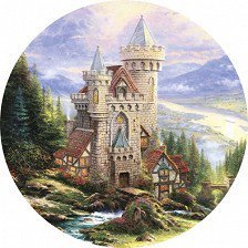 Оригинал схемы вышивки «Замок» (№221134)