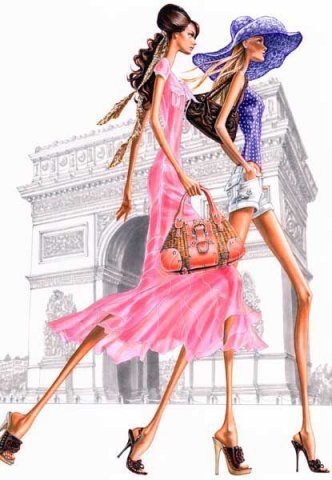 Париж - париж, девушка - оригинал