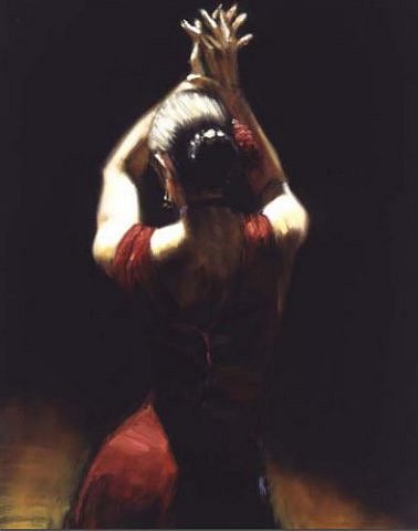 Фламенко-2 - женщина, фламенко, танец - оригинал