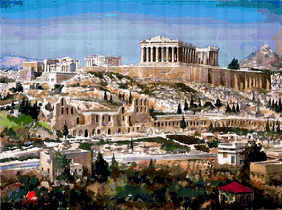 Акрополь - города, греция, пейзажи, акрополь - предпросмотр