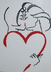 ко Дню Святого Валентина - двое, сердечки, сердечко, валентинки, любовь, валентинка, сердце - оригинал