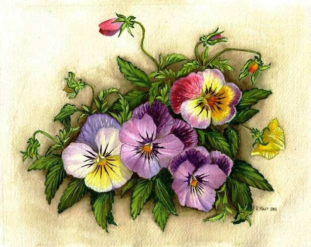 цветы - натюрморт, природа, букет, цветы, , романтика - оригинал