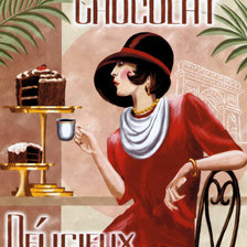 Оригинал схемы вышивки «Французский шоколад» (№223713)