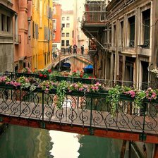 Схема вышивки «Венецианский мостик»