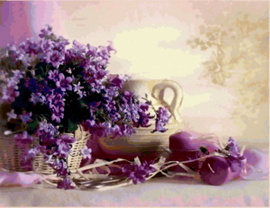 сиреневый туман - цветы, натюрморт - предпросмотр