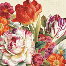 Оригинал схемы вышивки «тюльпаны» (№226058)