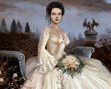 Оригинал схемы вышивки «невеста» (№226062)