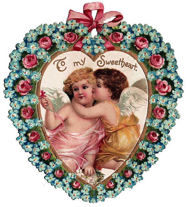 Валентинка - любовь, ангел, сердце, валентинка - оригинал