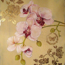 Схема вышивки «Орхидея.»