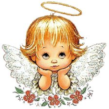Оригинал схемы вышивки «Ангелочек для детской» (№230396)