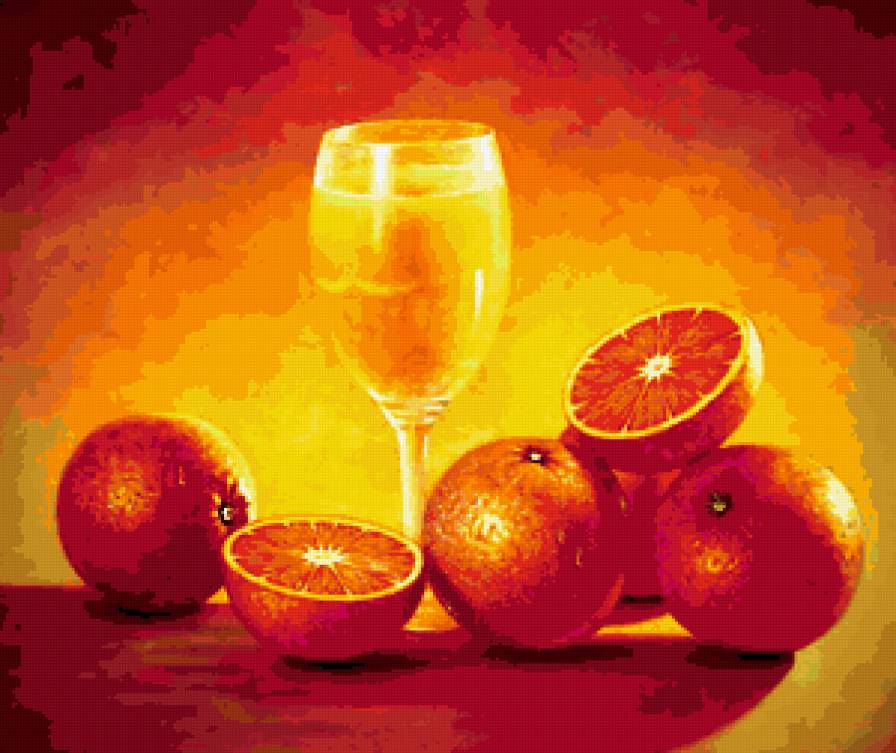 Апельсиновый фреш - фрукты, апельсин, сок - предпросмотр