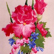 Оригинал схемы вышивки «цветы» (№230955)