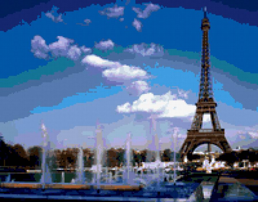 Париж - франция, европа, париж, эйфелевая башня - предпросмотр