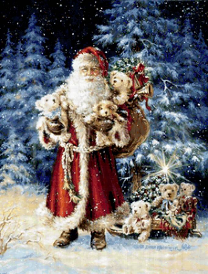 подарки от Деда Мороза - новый год, игрушки, собачка, праздники, зима, дед мороз, елка - предпросмотр