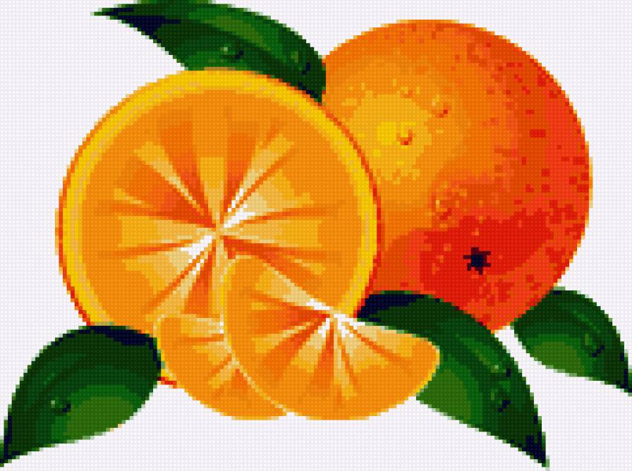 Апельсин (можно на подушку) - апельсины, фрукты - предпросмотр