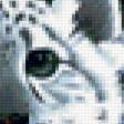 Предпросмотр схемы вышивки «белый тигренок» (№233883)