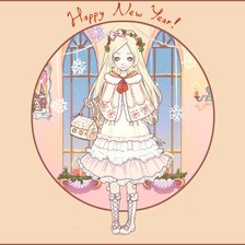 Оригинал схемы вышивки «Happy New Year» (№234384)