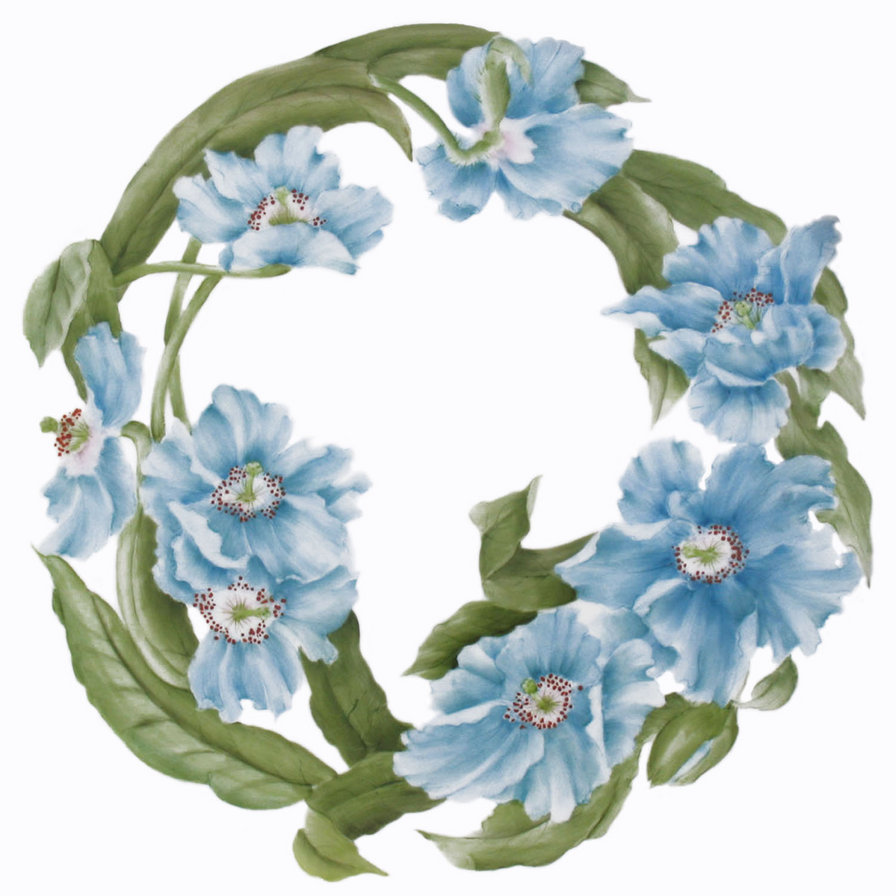 подушка - первоцветы - салфетка, цветы, первоцветы, голубые цветы, подушка - оригинал