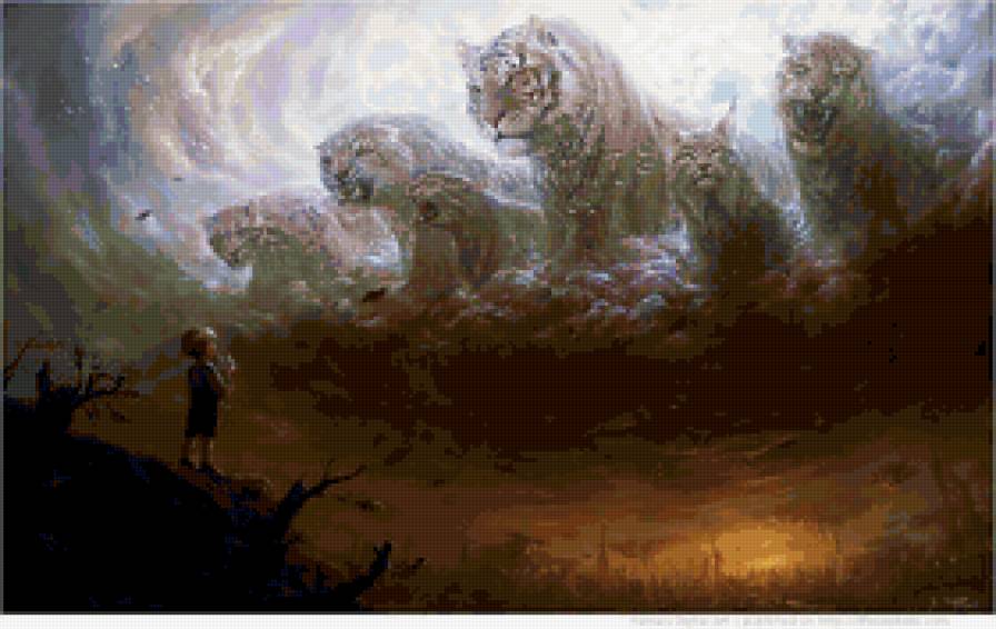 Тигры в небе - предпросмотр