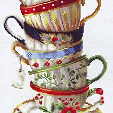 Оригинал схемы вышивки «чашки» (№237786)