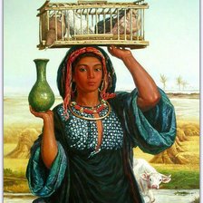Оригинал схемы вышивки «arab nő» (№239859)