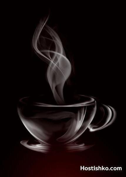 Кофе из дыма - coffee, монохром, чашка, кухня, кофе, черно-белое, для кухни, на кухню - оригинал