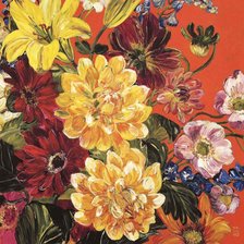 Оригинал схемы вышивки «Подушка "Цветы"» (№241928)