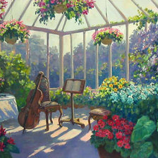 Цветы и музыка