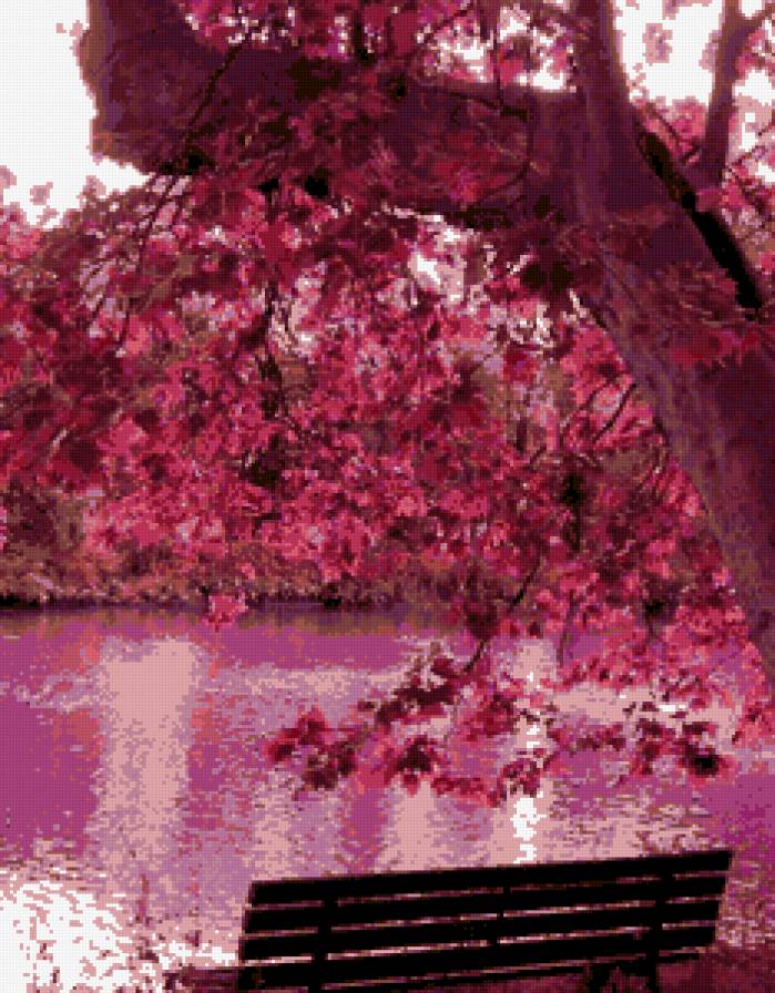 Пейзаж в розовых тонах - красиво, пейзаж - предпросмотр