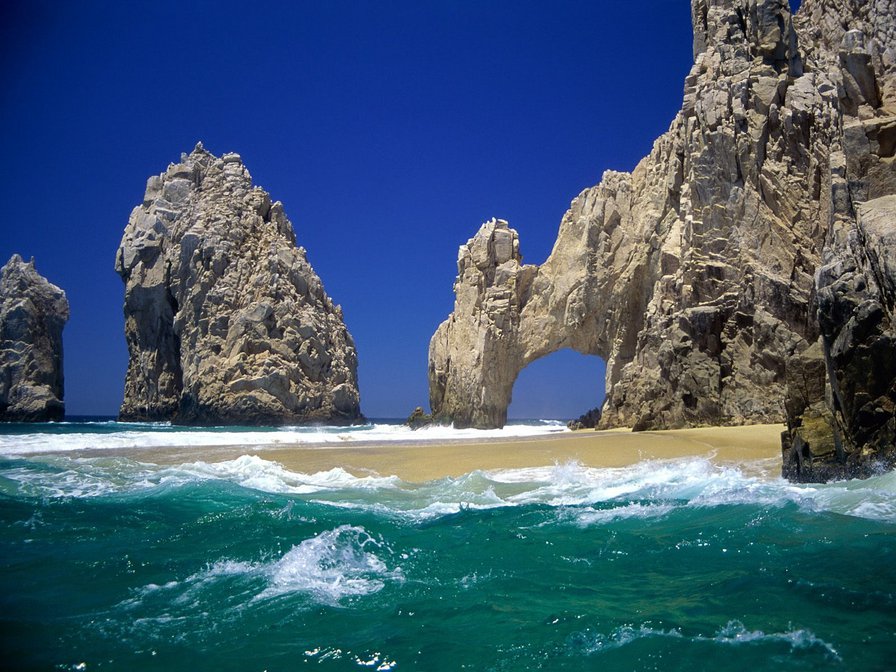 Мексика - море, скалы - оригинал