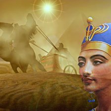 Оригинал схемы вышивки «Египетская царица» (№246911)