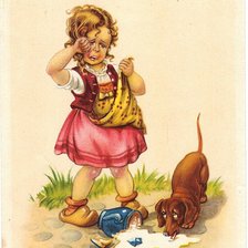 Оригинал схемы вышивки «старые немецкие открытки» (№250498)