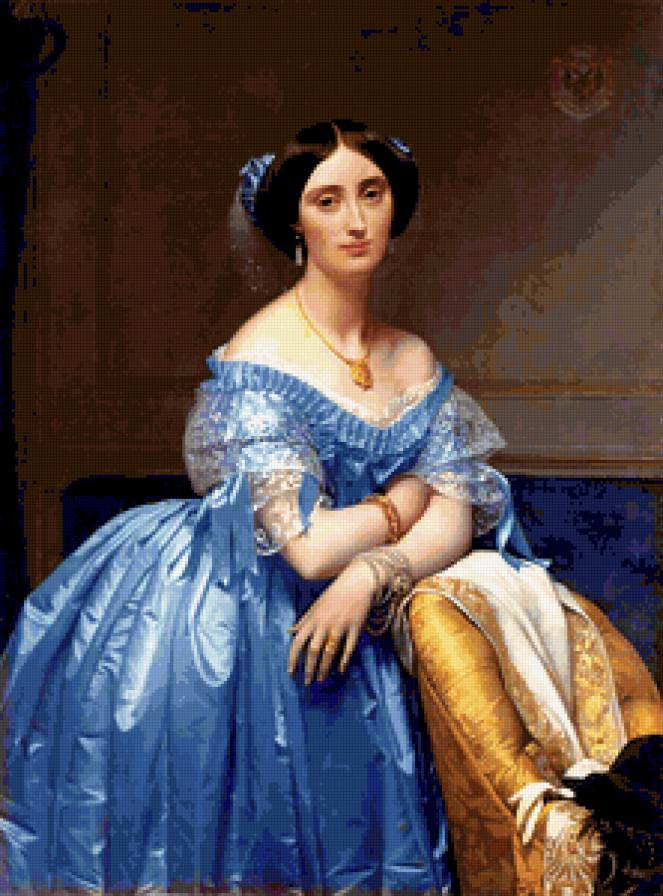 Портрет принцессы де Бройля - принцессы, женщины, портрет - предпросмотр