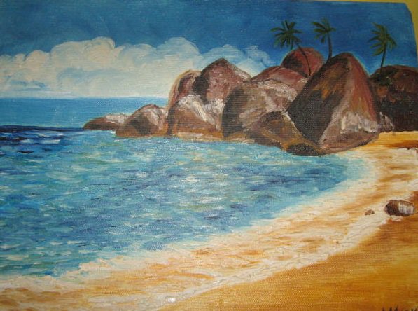 Лагуна - пляж, солнце, море, горы - оригинал