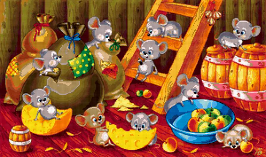мышки - мышка, грызуны, мультяшки, сказка, детям, детская - предпросмотр