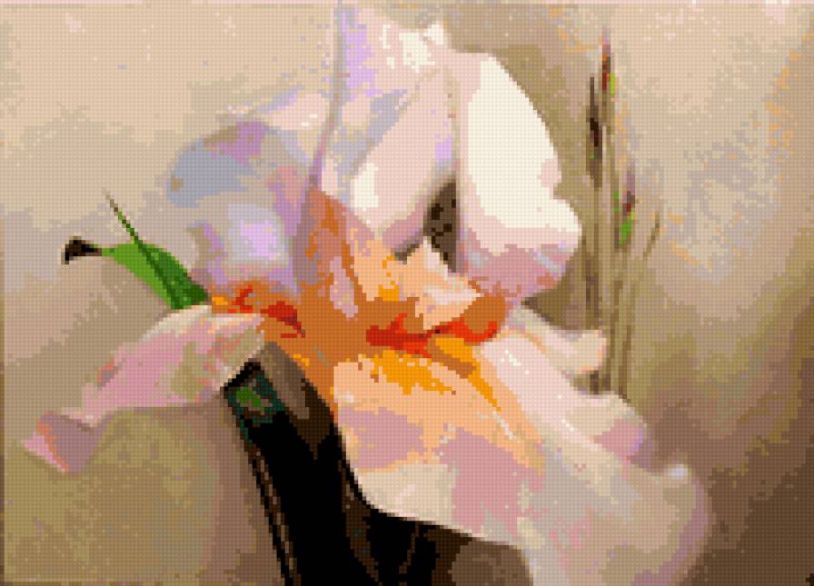 ирис - цветы ирис картина - предпросмотр