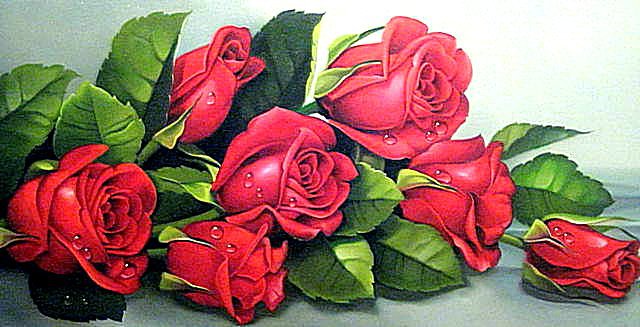 Красные розы - розы - оригинал