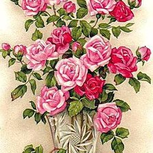 Оригинал схемы вышивки «Розы в хрустале» (№253692)
