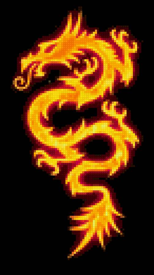 огненный дракон - предпросмотр